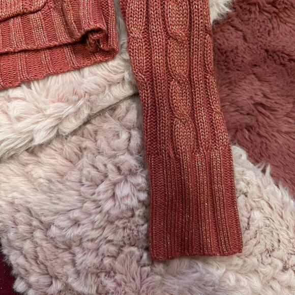 Y2K Duck head coral vneck sweater - Picture 6 of 8